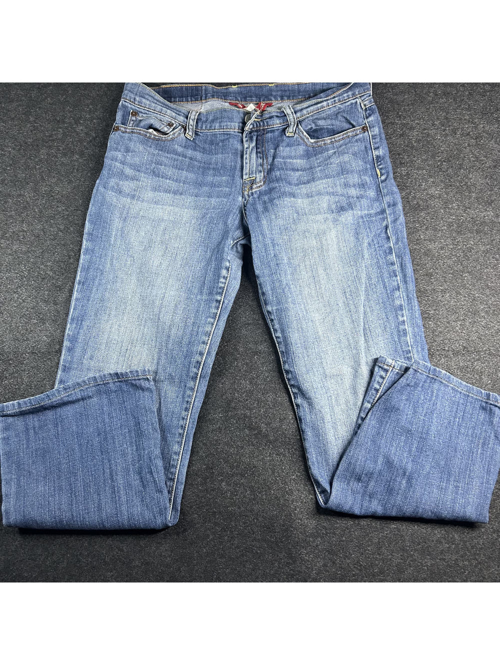 Vintage y2k Lucky Brand Medium Wash Denim Women's Wide Leg Jeans Size 8/29